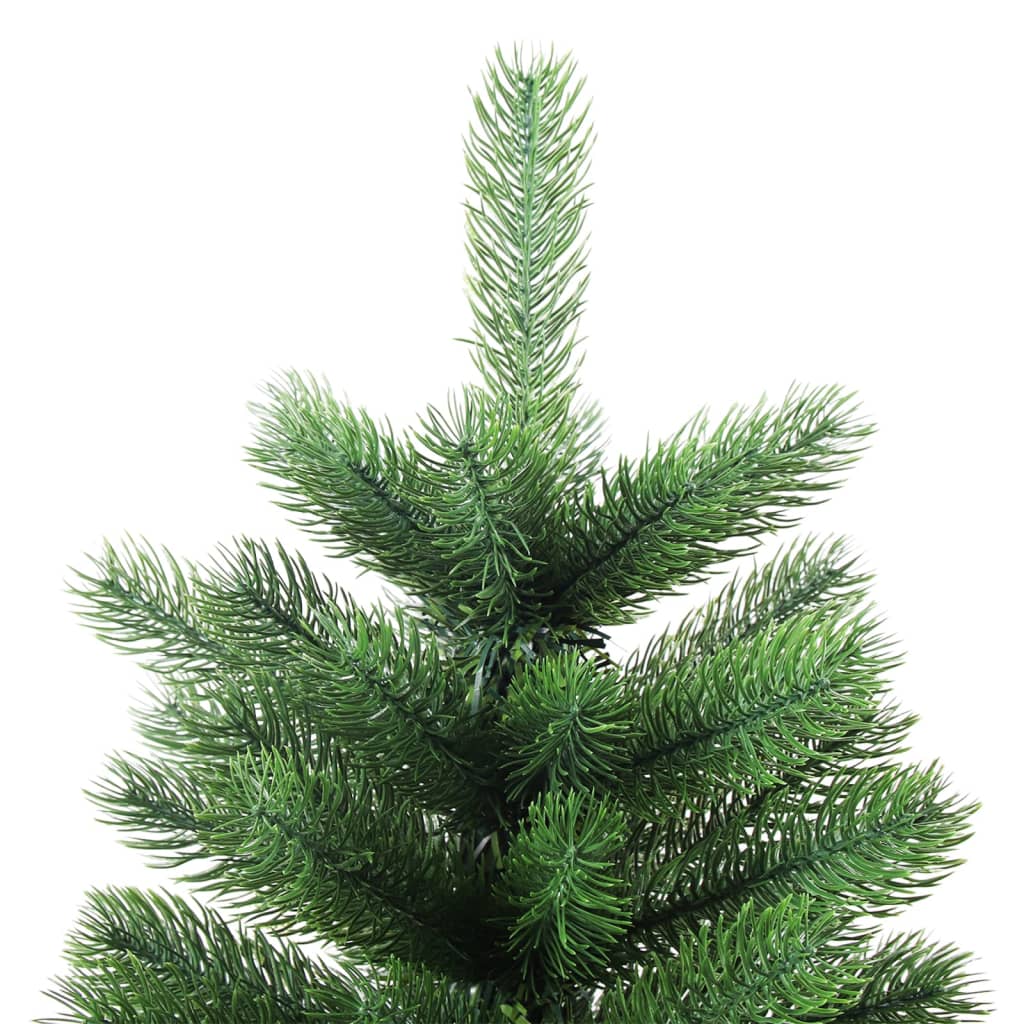 vidaXL Árbol de Navidad artificial hojas realistas verde 65 cm