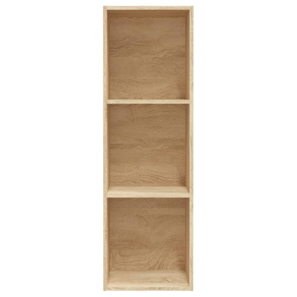 vidaXL Estantería libros/mueble TV contrachapada roble 36x30x114 cm