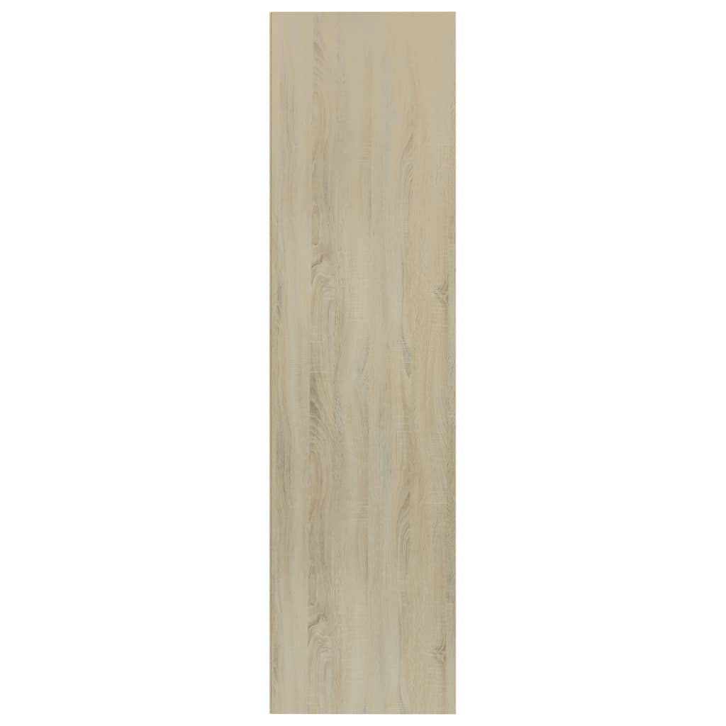 vidaXL Estantería libros madera contrachapada blanco roble 36x30x114cm