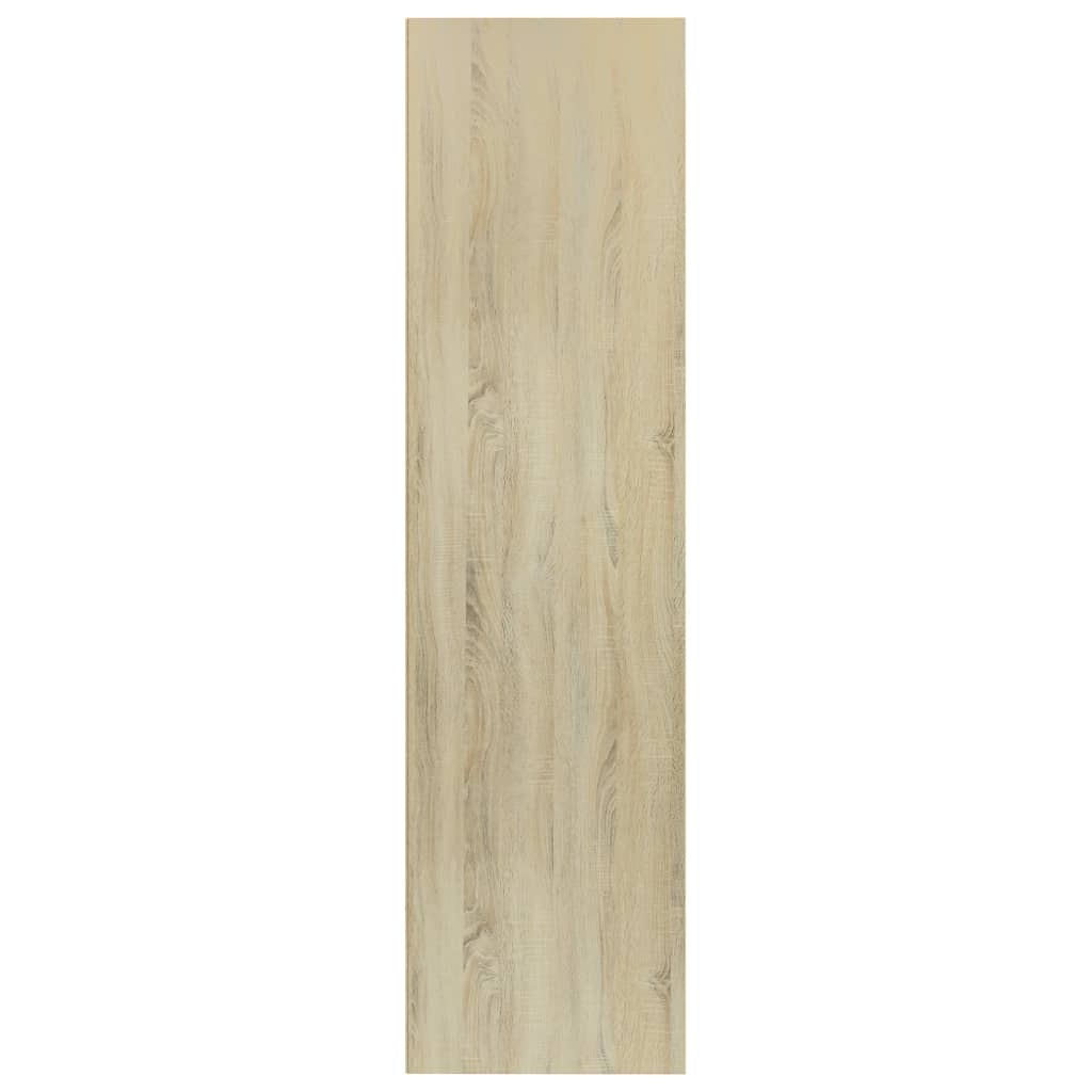 vidaXL Estantería libros madera contrachapada blanco roble 36x30x143cm