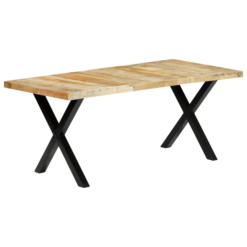 vidaXL Mesa de comedor de madera maciza de mango 180x90x76 cm