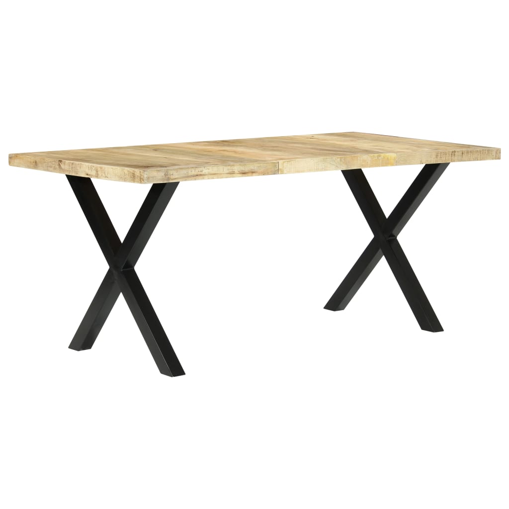 vidaXL Mesa de comedor de madera maciza de mango 180x90x76 cm