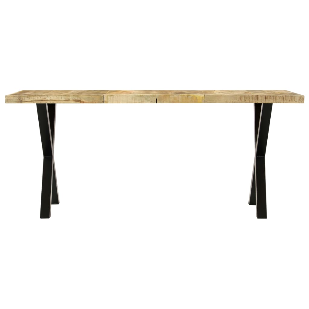 vidaXL Mesa de comedor de madera maciza de mango 180x90x76 cm