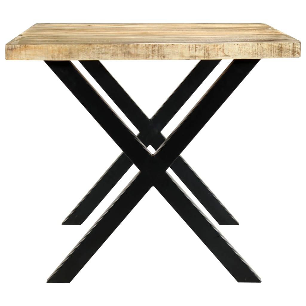 vidaXL Mesa de comedor de madera maciza de mango 180x90x76 cm