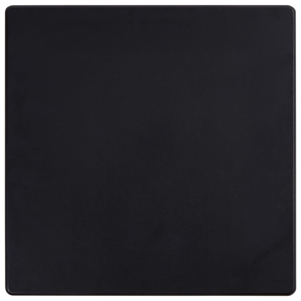 vidaXL Mesa alta de cocina MDF negro 60x60x111 cm