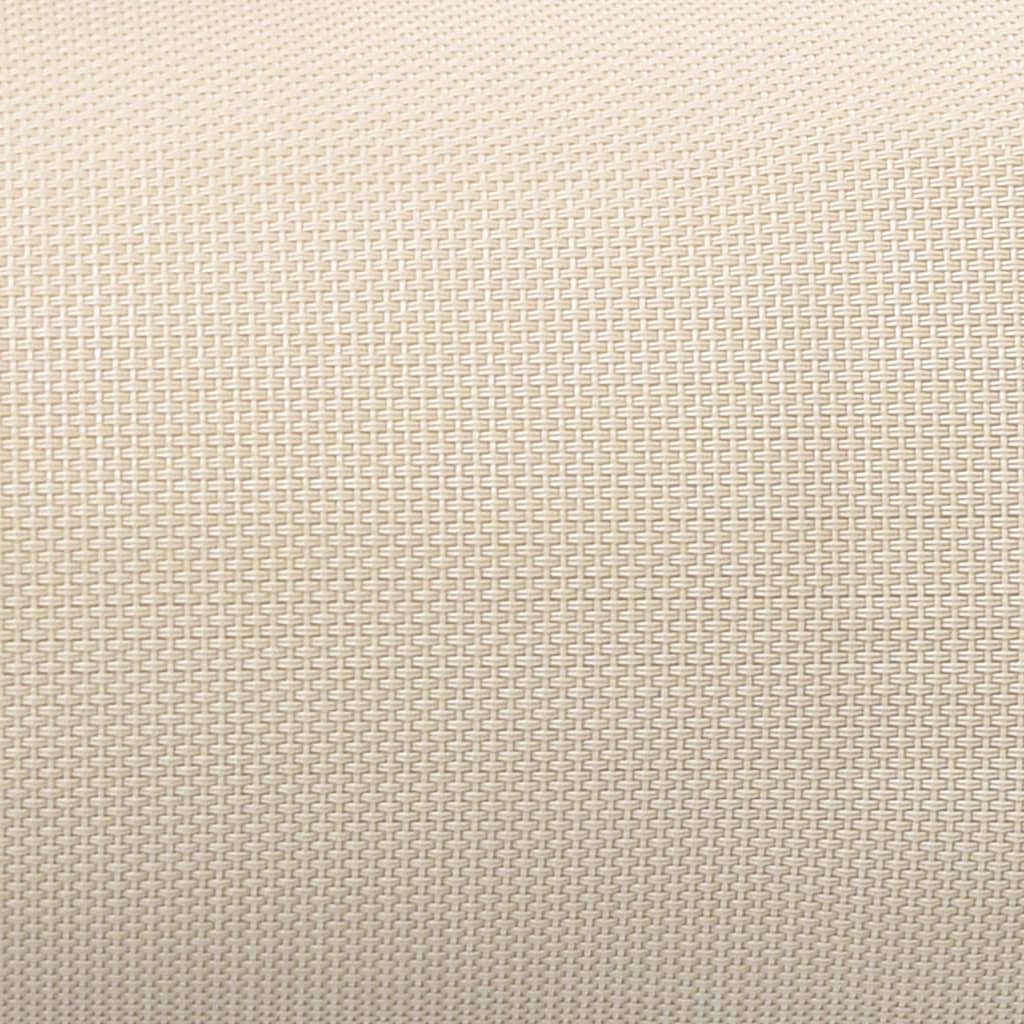 vidaXL Reposacabezas de silla de jardín textilene crema 40x7,5x15 cm