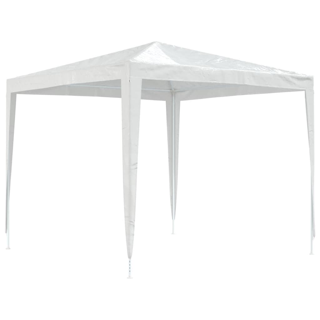 vidaXL Carpa de celebraciones blanca 2,5x2,5 m