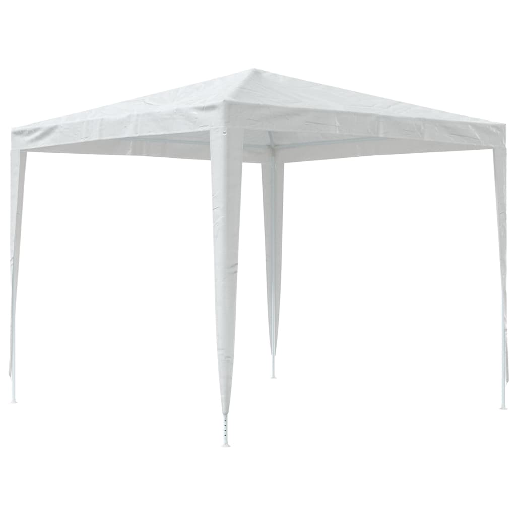 vidaXL Carpa de celebraciones blanca 2,5x2,5 m