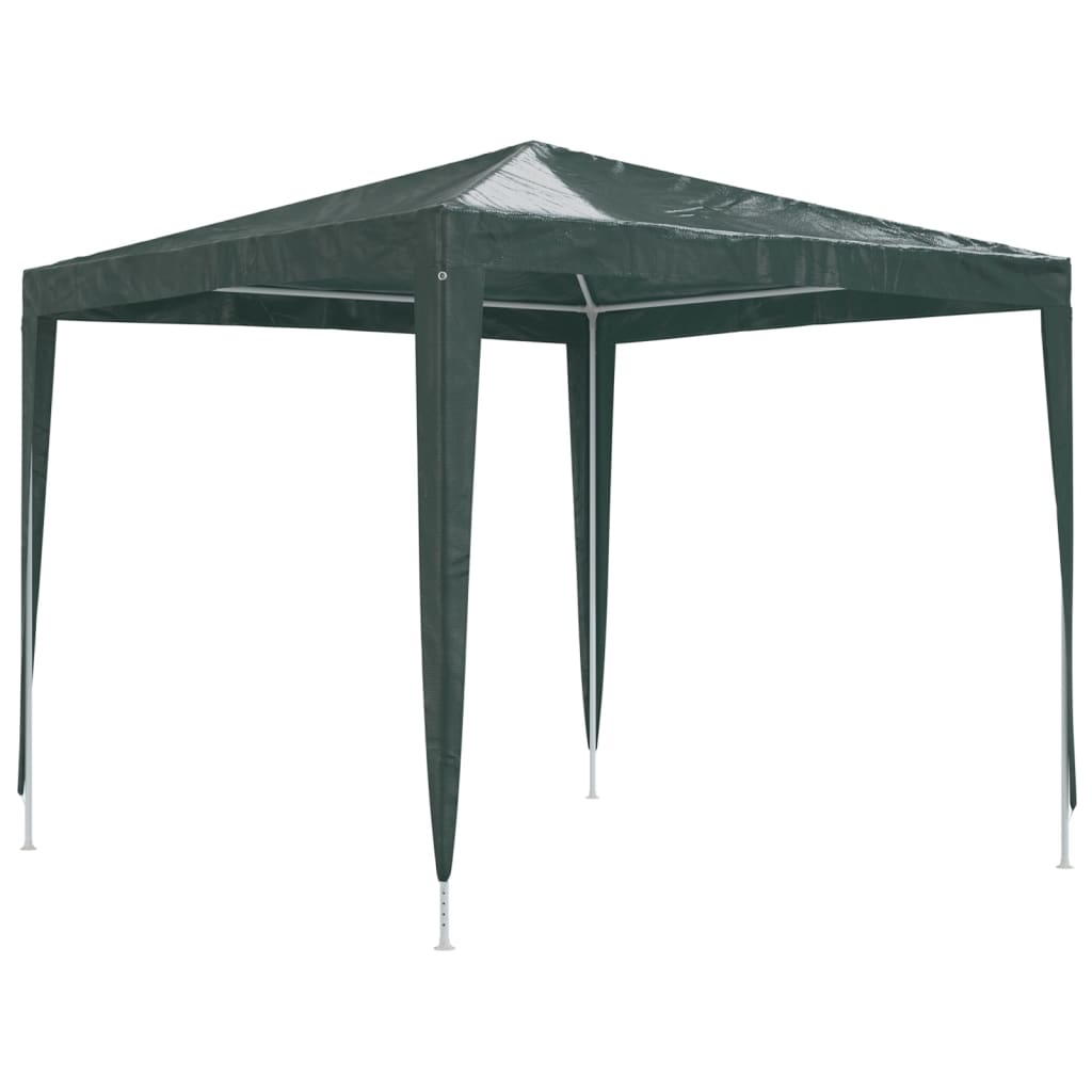 vidaXL Carpa profesional para fiestas verde 90 g/m² 2,5x2,5 m