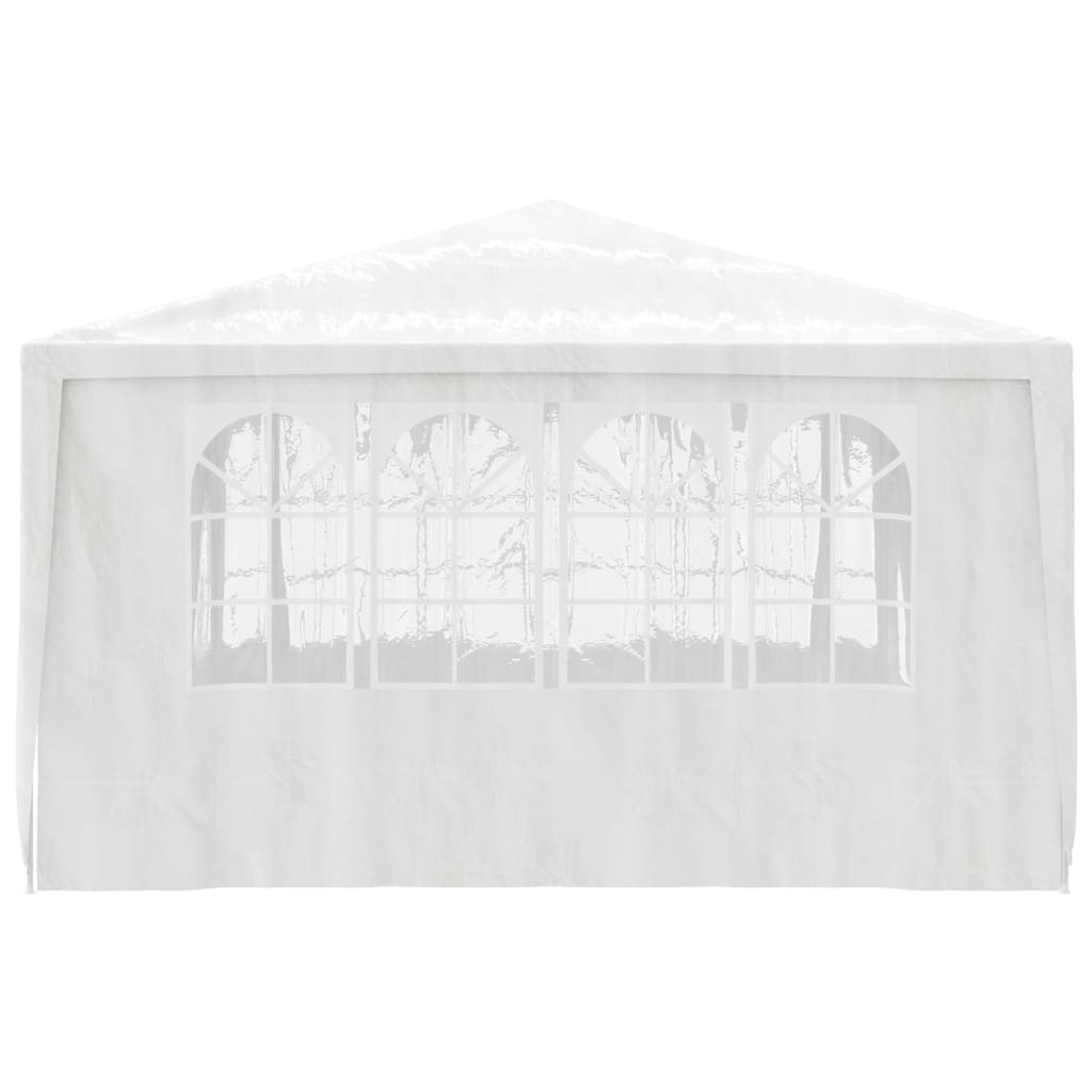 vidaXL Carpa profesional para fiestas con paredes blanco 90 g/m² 4x4 m