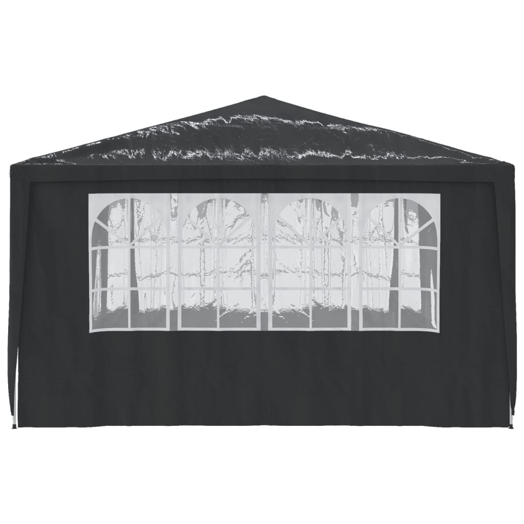 vidaXL Carpa profesional para fiestas con paredes verde 90 g/m² 4x4 m