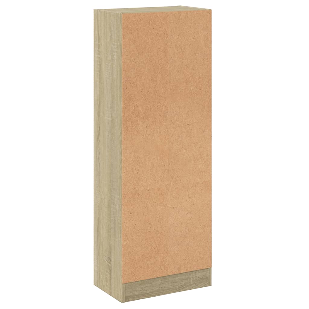 vidaXL Estantería de 3 niveles madera blanco roble Sonoma 40x24x109 cm