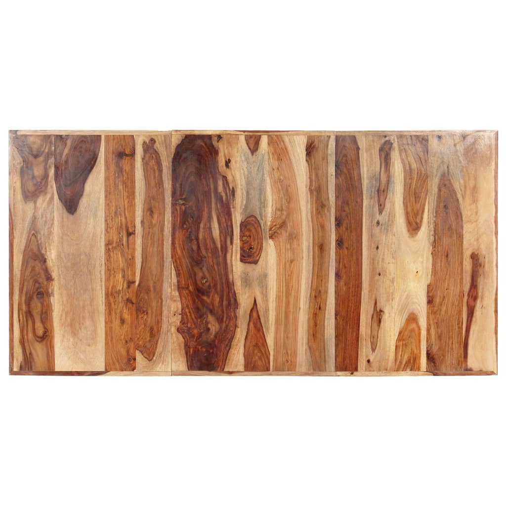 vidaXL Mesa de comedor de madera maciza de sheesham 180x90x76 cm