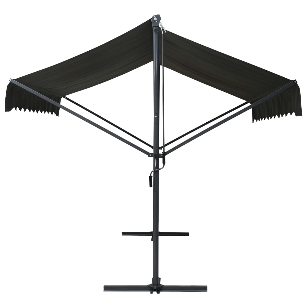 vidaXL Toldo de pie independiente gris antracita 500x300 cm