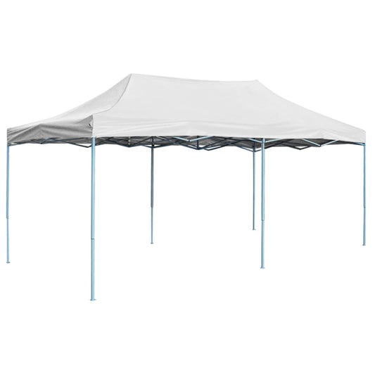 vidaXL Carpa plegable profesional acero blanco 3x6 m