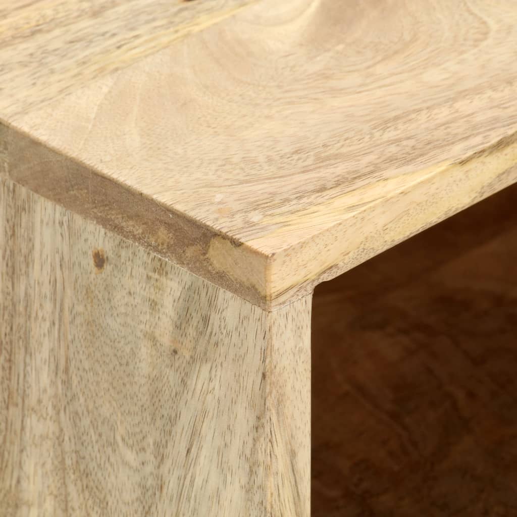 vidaXL Mesa de centro de madera maciza de mango 90x50x40 cm