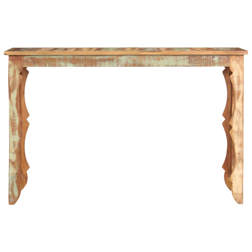 vidaXL Mesa de comedor de madera maciza reciclada 120x60x76 cm