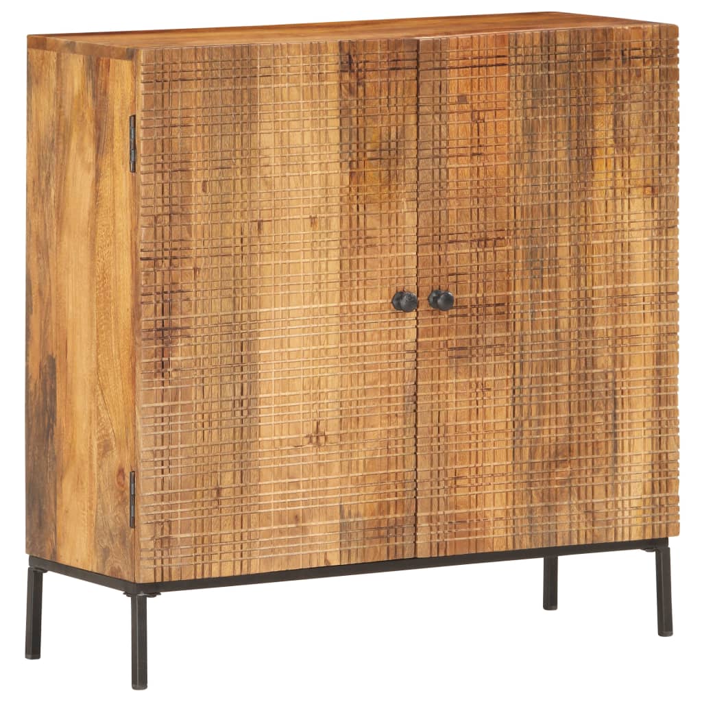 vidaXL Aparador de madera maciza de mango 75x30x75 cm