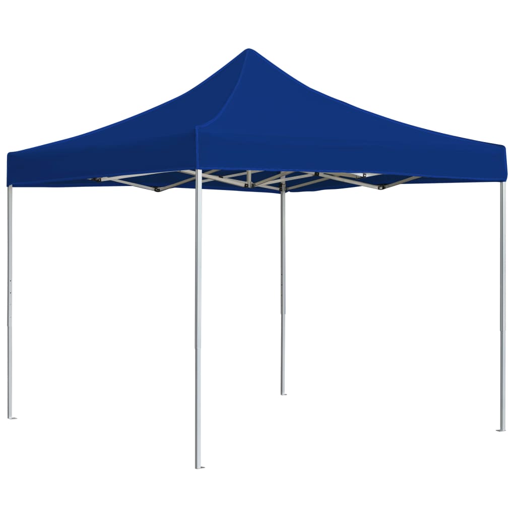 vidaXL Carpa plegable profesional de aluminio azul 2x2 m