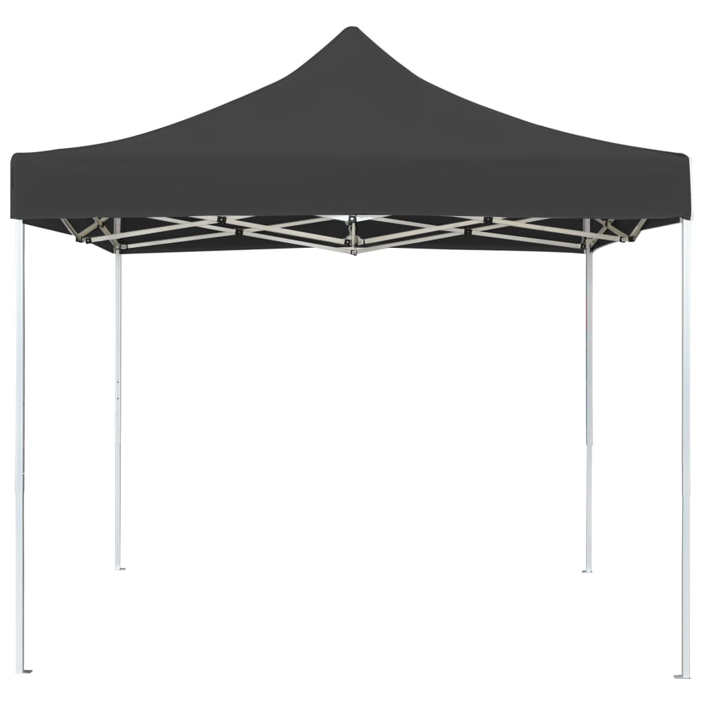 vidaXL Carpa plegable profesional de aluminio gris antracita 2x2 m