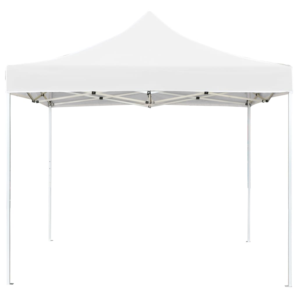 vidaXL Carpa plegable profesional de aluminio blanco 2x2 m