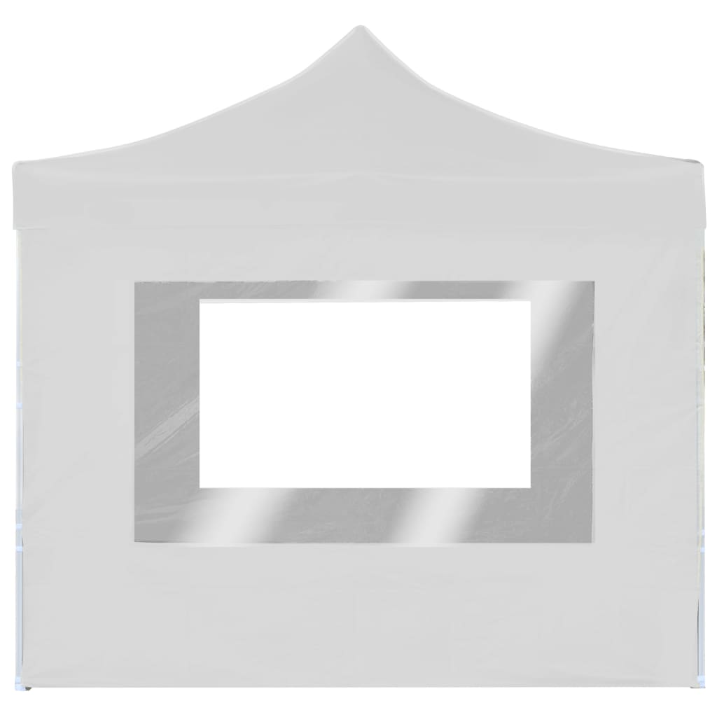 vidaXL Carpa plegable profesional con paredes aluminio blanco 2x2 m