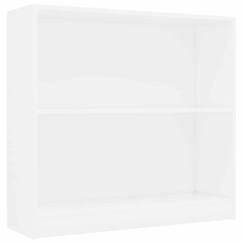 vidaXL Estantería de madera contrachapada blanco 80x24x75 cm