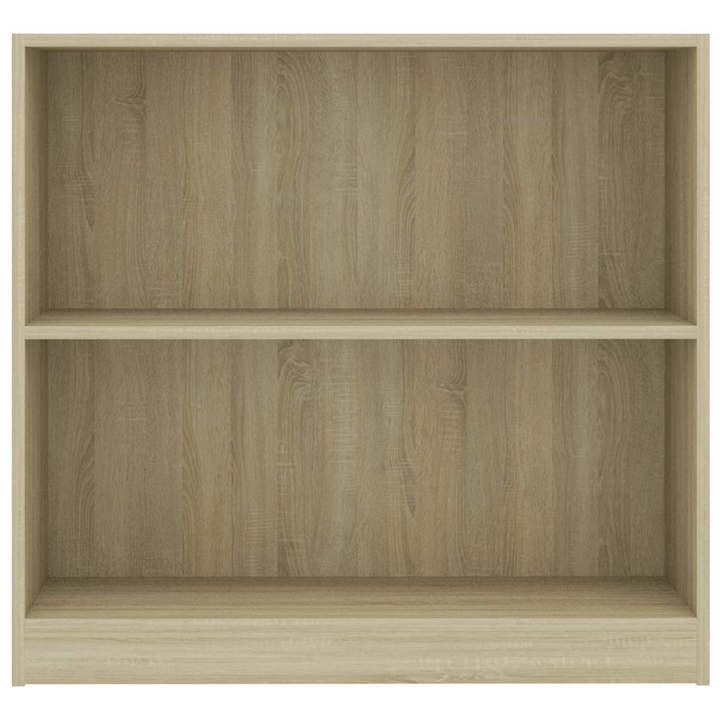 vidaXL Estantería de madera contrachapada color roble 80x24x75 cm