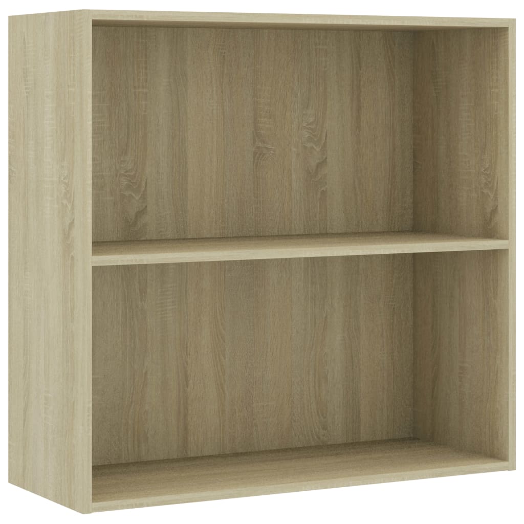 vidaXL Estantería de madera de ingeniería roble Sonoma 80x30x76,5 cm