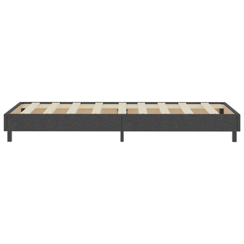 vidaXL Estructura de cama Box Spring sin colchón tela gris 100x200 cm