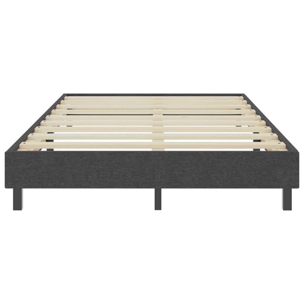 vidaXL Estructura de cama box spring tela gris 120x200 cm