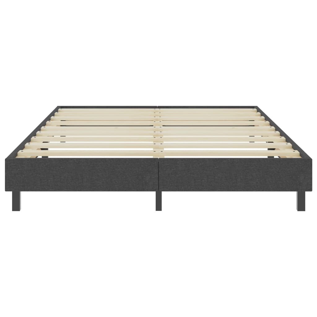 vidaXL Estructura de cama Box Spring tela gris 140x200 cm