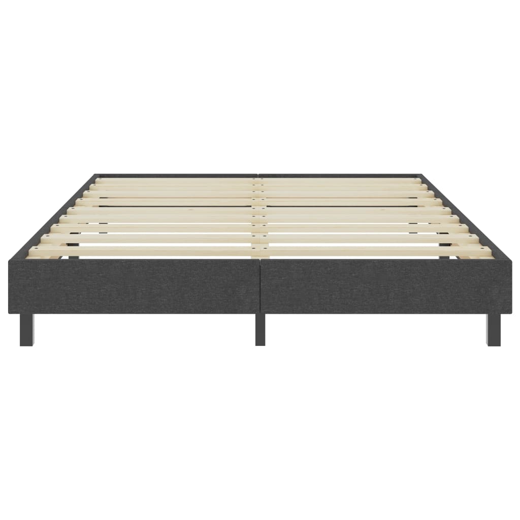 vidaXL Estructura de cama Box Spring tela gris 160x200 cm