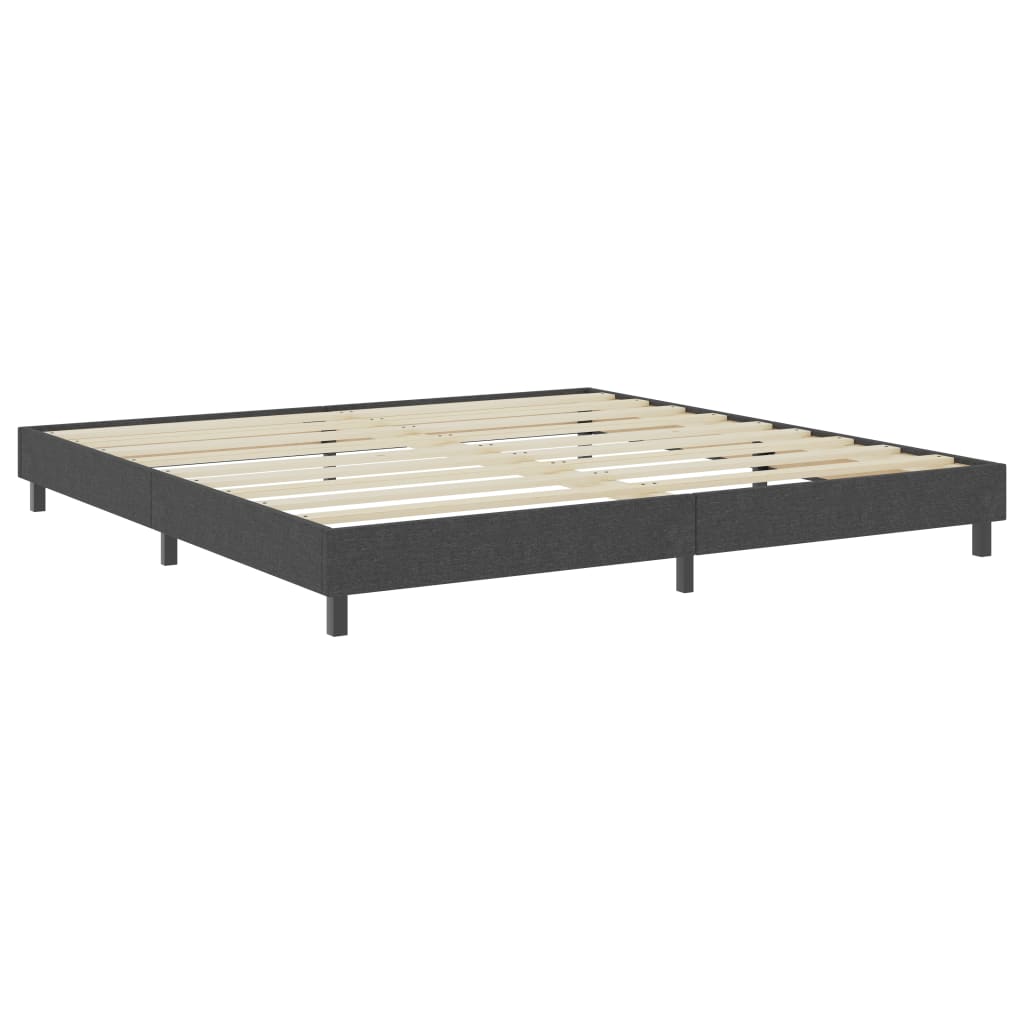 vidaXL Estructura de cama Box Spring sin colchón tela gris 200x200 cm