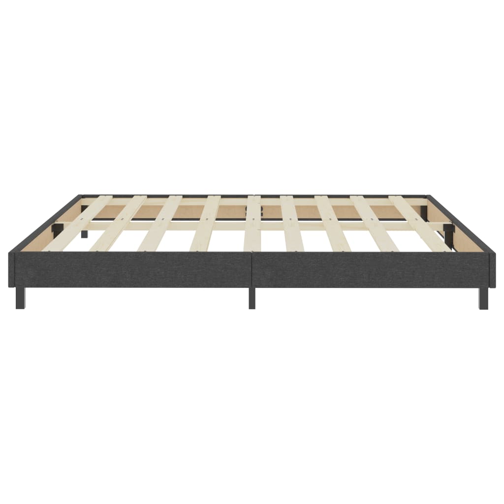 vidaXL Estructura de cama Box Spring sin colchón tela gris 200x200 cm