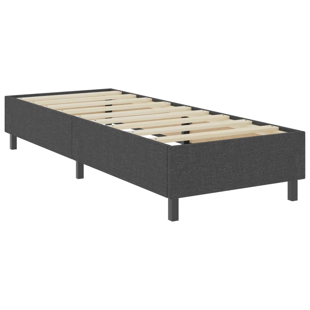 vidaXL Estructura de cama Box Spring sin colchón tela gris 80x200 cm