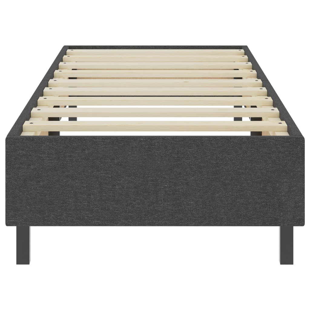 vidaXL Estructura de cama Box Spring sin colchón tela gris 80x200 cm