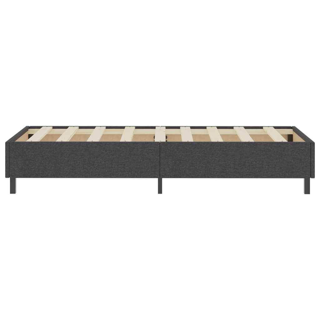 vidaXL Estructura de cama Box Spring sin colchón tela gris 80x200 cm