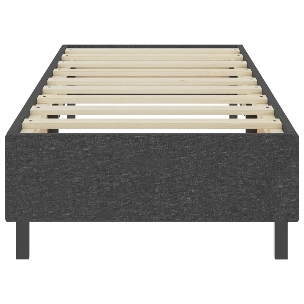 vidaXL Estructura de cama Box Spring sin colchón tela gris 100x200 cm