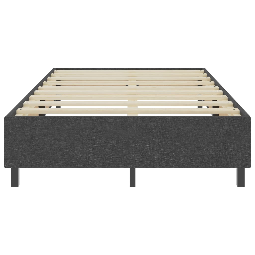 vidaXL Estructura de cama box spring tela gris 120x200 cm