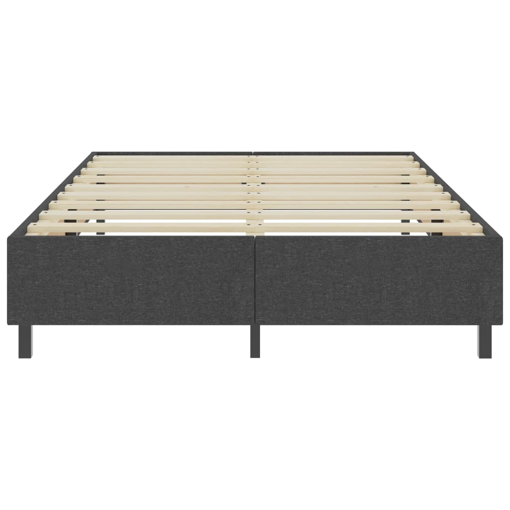 vidaXL Estructura de cama Box Spring tela gris 140x200 cm