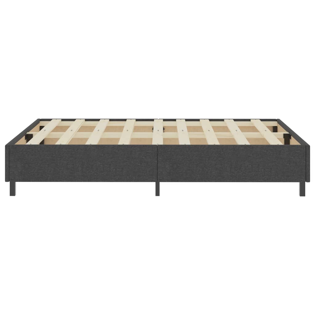 vidaXL Estructura de cama Box Spring tela gris 140x200 cm