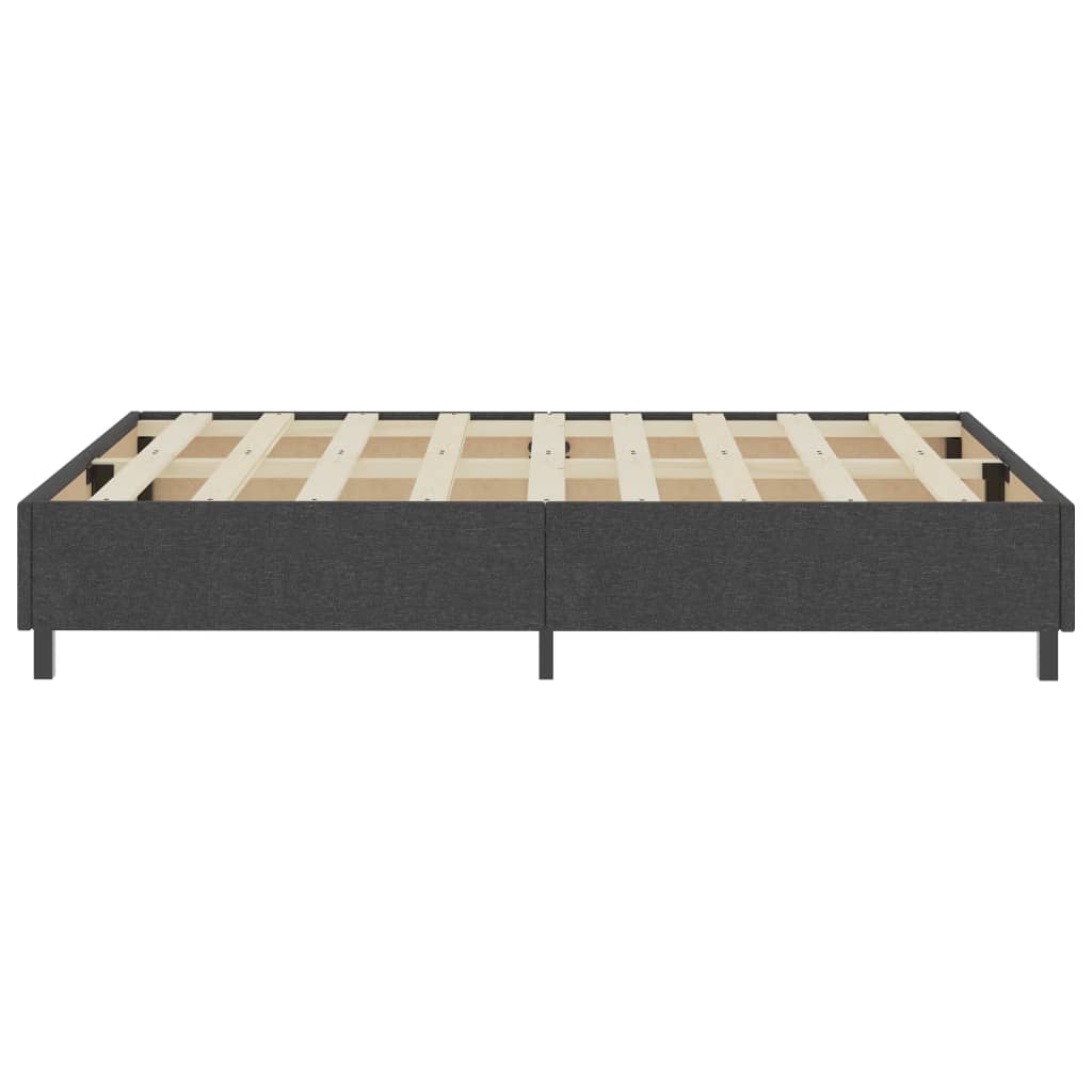 vidaXL Estructura de cama Box Spring tela gris 160x200 cm