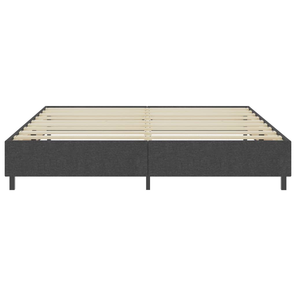 vidaXL Estructura de cama Box Spring sin colchón tela gris 200x200 cm