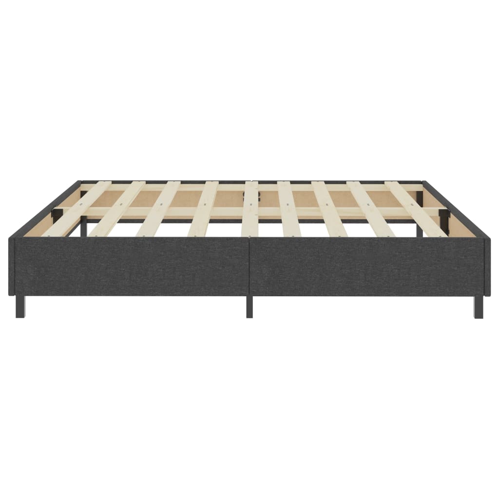 vidaXL Estructura de cama Box Spring sin colchón tela gris 200x200 cm