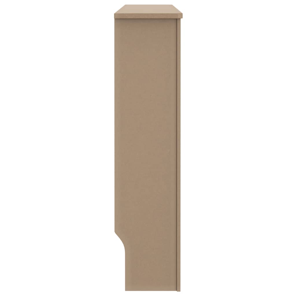 vidaXL Cubierta para radiador MDF 112x19x81,5cm