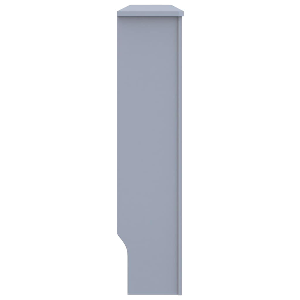 vidaXL Cubierta para radiador MDF gris antracita 152x19x81,5 cm