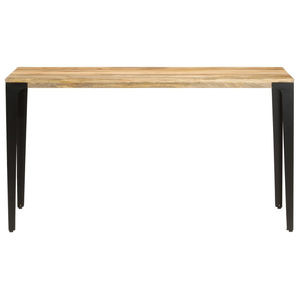 vidaXL Mesa de comedor de madera maciza de mango 140x70x76 cm