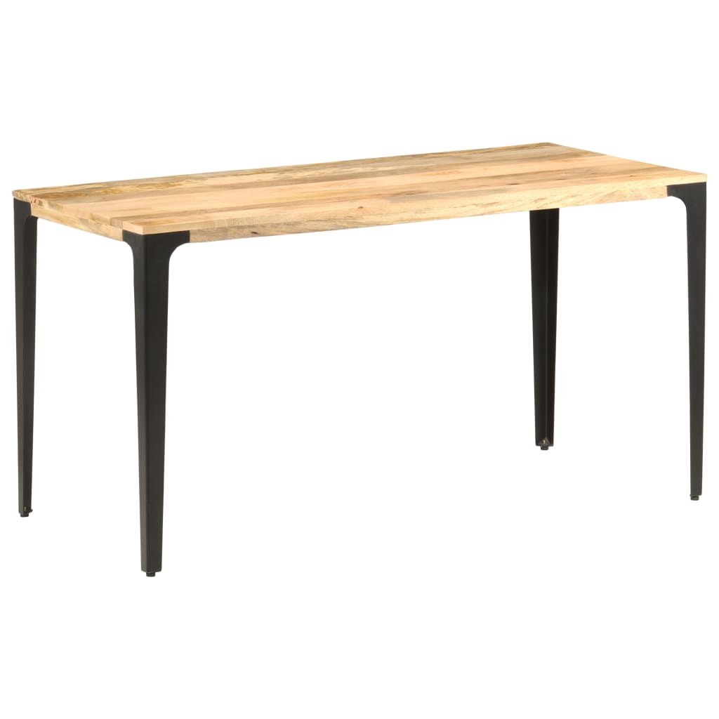 vidaXL Mesa de comedor de madera maciza de mango 140x70x76 cm