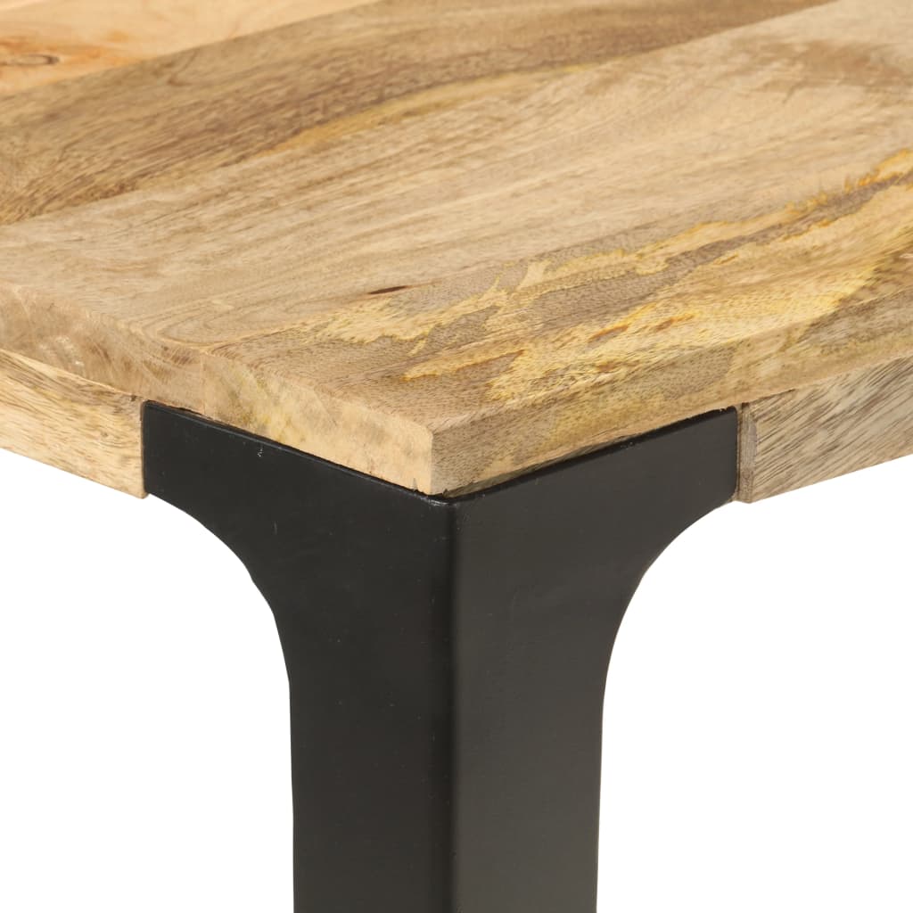 vidaXL Mesa de comedor de madera maciza de mango 140x70x76 cm